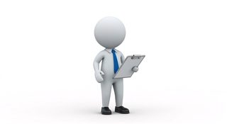 business person clipboard