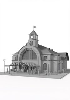 railway-station-render