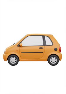 orange-compact-car