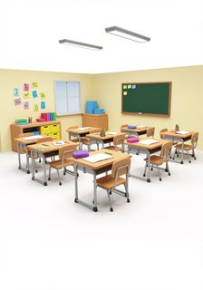 empty school classroom