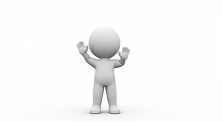 waving 3d character