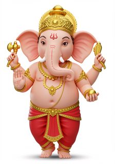 ganesha-3d-render