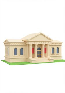 neoclassical bank building