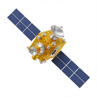 gold communications satellite
