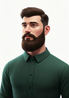 bearded man portrait