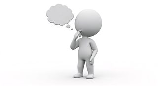 thinking stick character