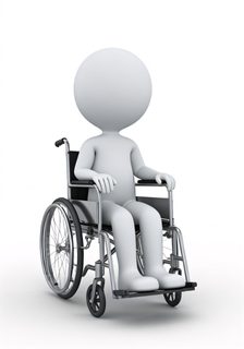 person in wheelchair
