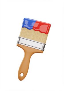 paintbrush with paint