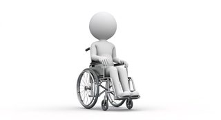 person in wheelchair