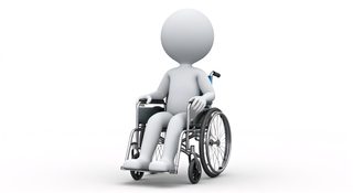 person in wheelchair