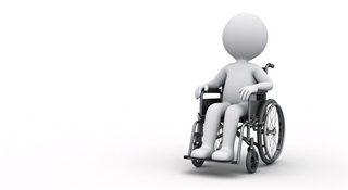 person in wheelchair