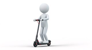 person on scooter