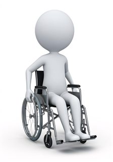 person in wheelchair