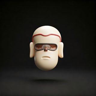 Cartoon character head