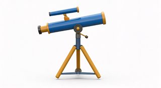 toy telescope illustration