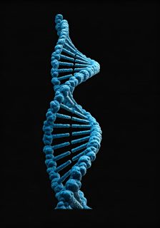 blue-dna-helix