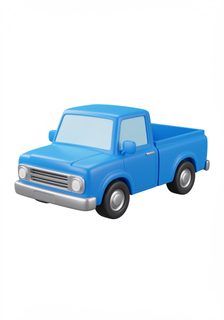 blue toy truck