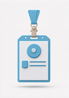 blue id badge