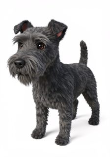 grey terrier puppy