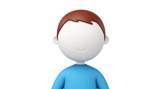 faceless 3d boy