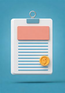 financial clipboard icon