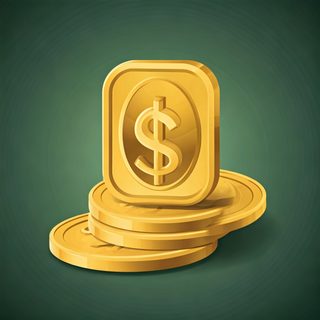 gold coin stack