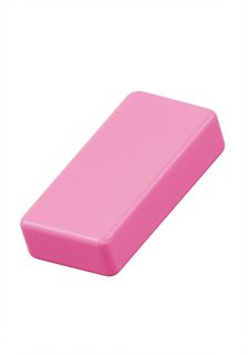 pink rubber eraser