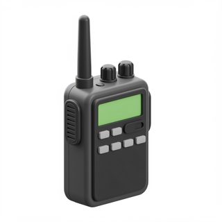 black walkie talkie