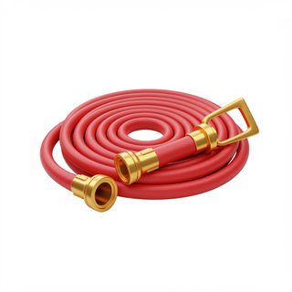 red fire hose