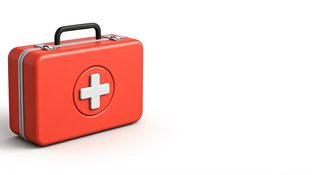 red medical kit
