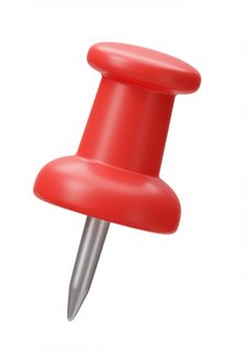 red push pin