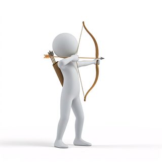 3d archer figure