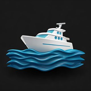 luxury yacht icon