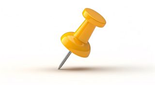 yellow-push-pin