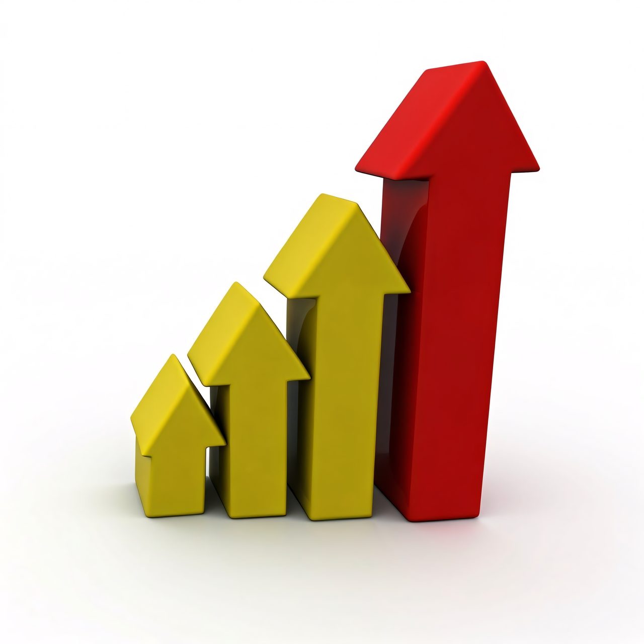 rising growth arrows