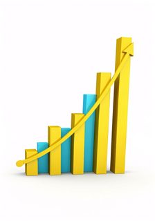 rising bar graph