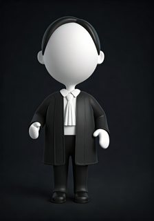 3D Lawyer Figure