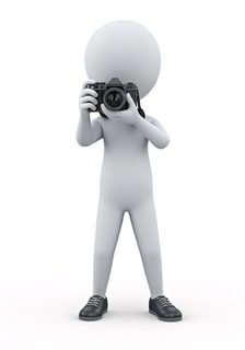 3d photographer character