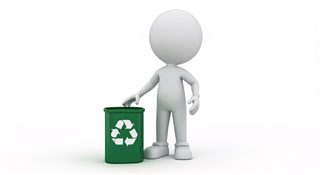 recycling character mascot