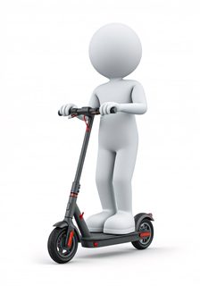 character electric scooter