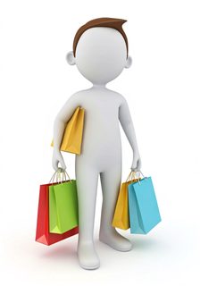 shopping mascot