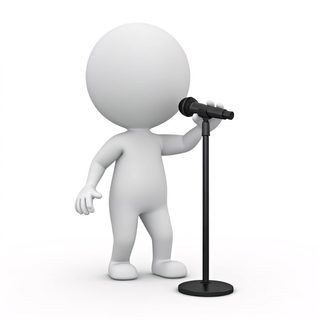 3d singing character