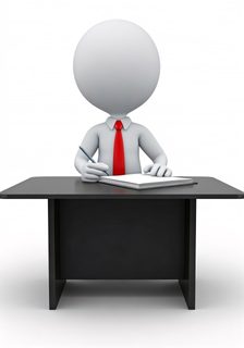 character writing desk