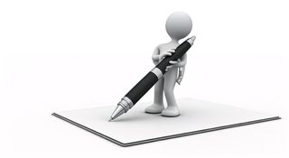 3D Person Writing