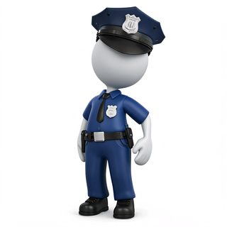 police stick figure