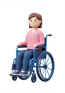 woman in wheelchair
