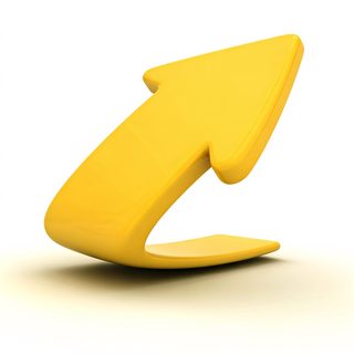 yellow curved arrow