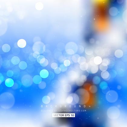 Cobalt Blue Bokeh Effects