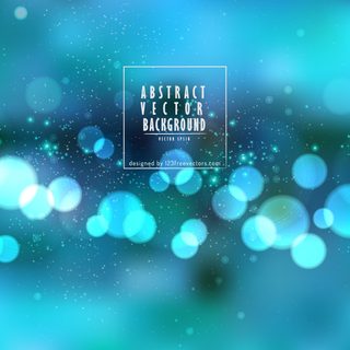 Abstract Blue Blurred Lights Background Image