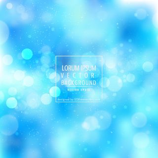 Blue Bokeh Background